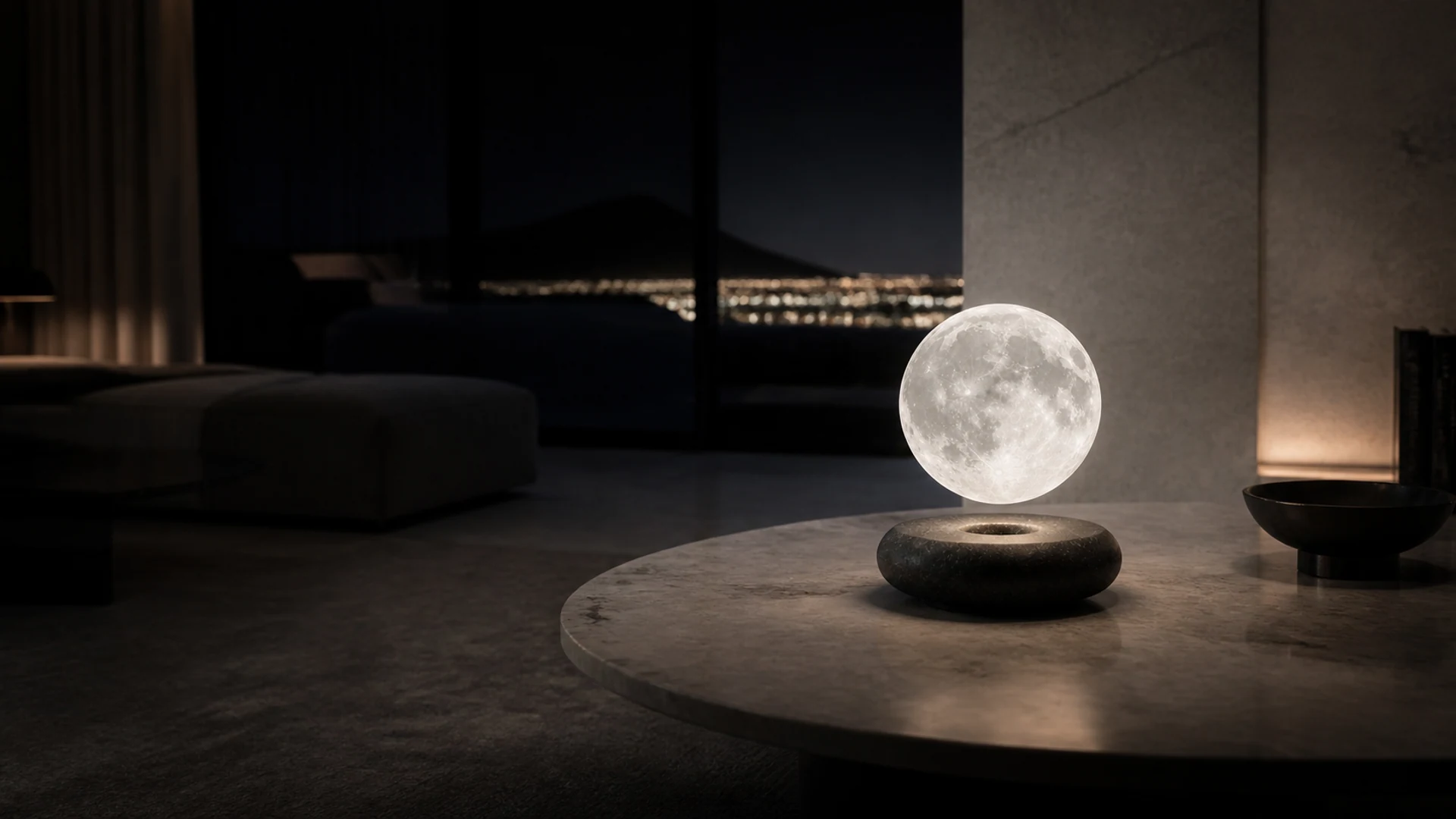 Hoverstone 磁悬浮产品的现代空间体验